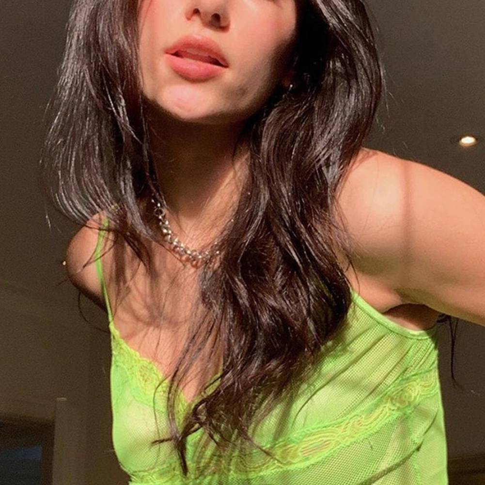 FREE SHIPPING Vintage Spaghetti Strap Top OG0731