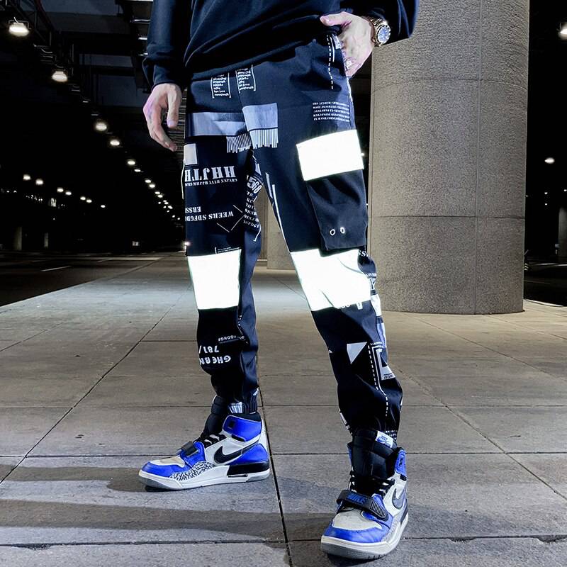 2021 New Streetwear Harem Pants Letter Print OG07