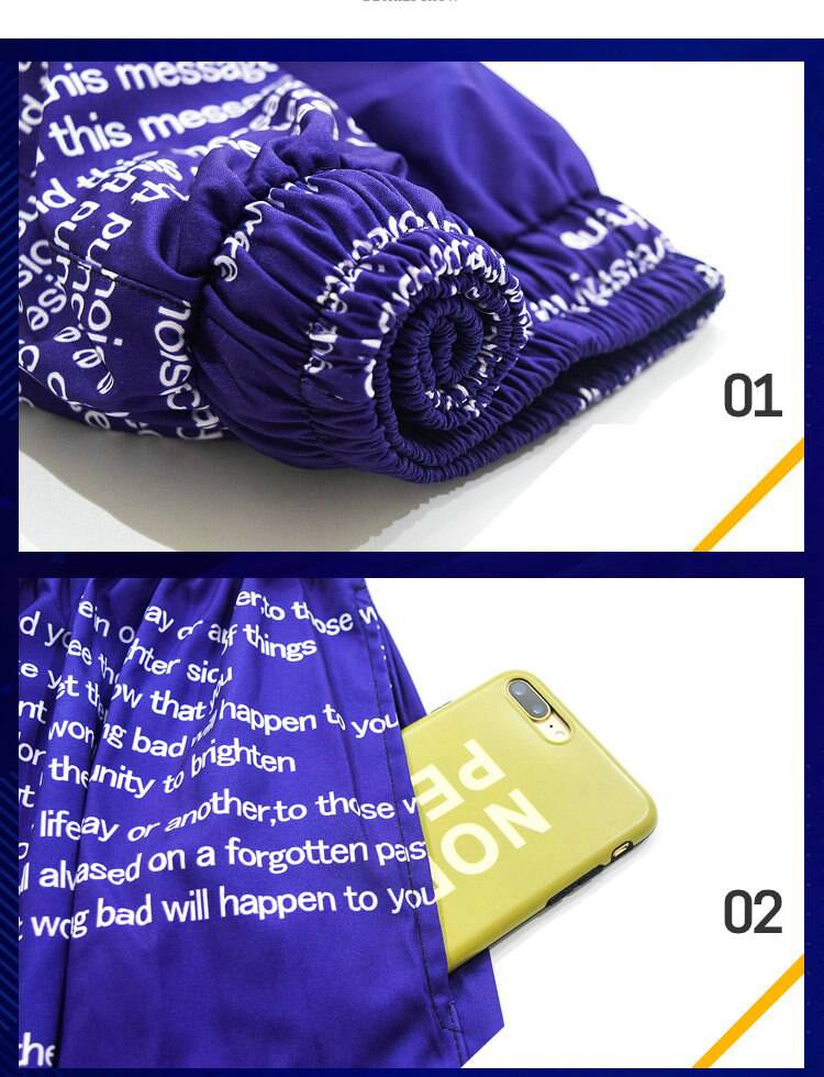 Block Pocket Patchwork Cargo Joggers Men 2021 New Streetwear Hip Hop Letter Print Harem Pants Mens Casual Trousers Sweatpants