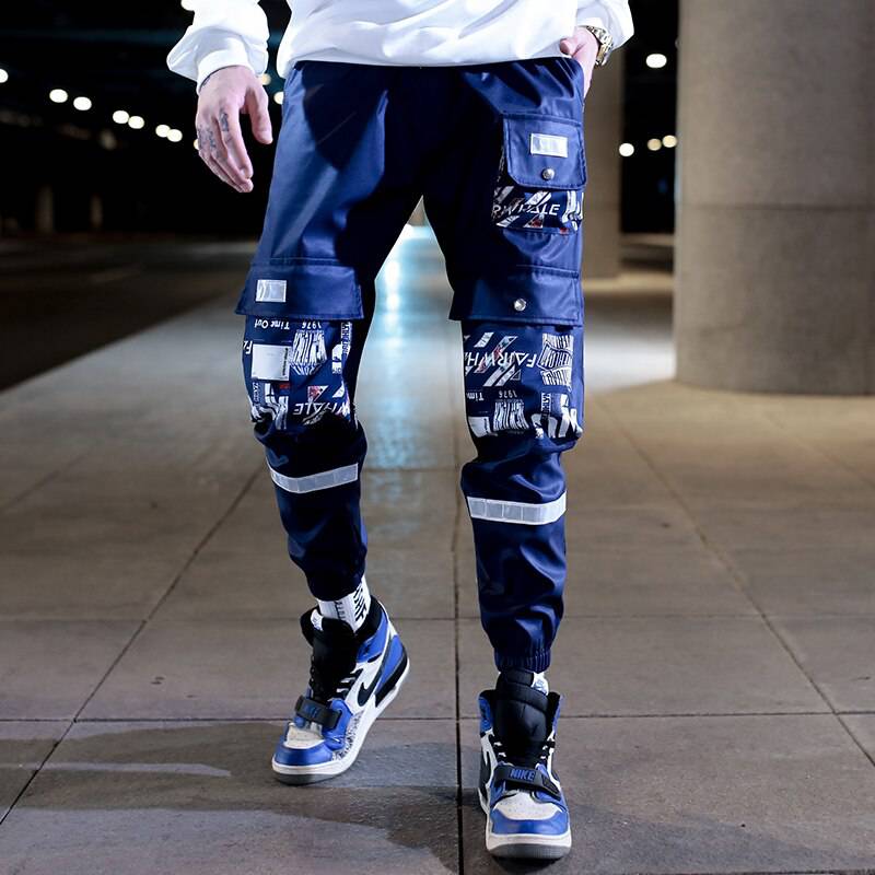 2021 New Streetwear Harem Pants Letter Print OG07