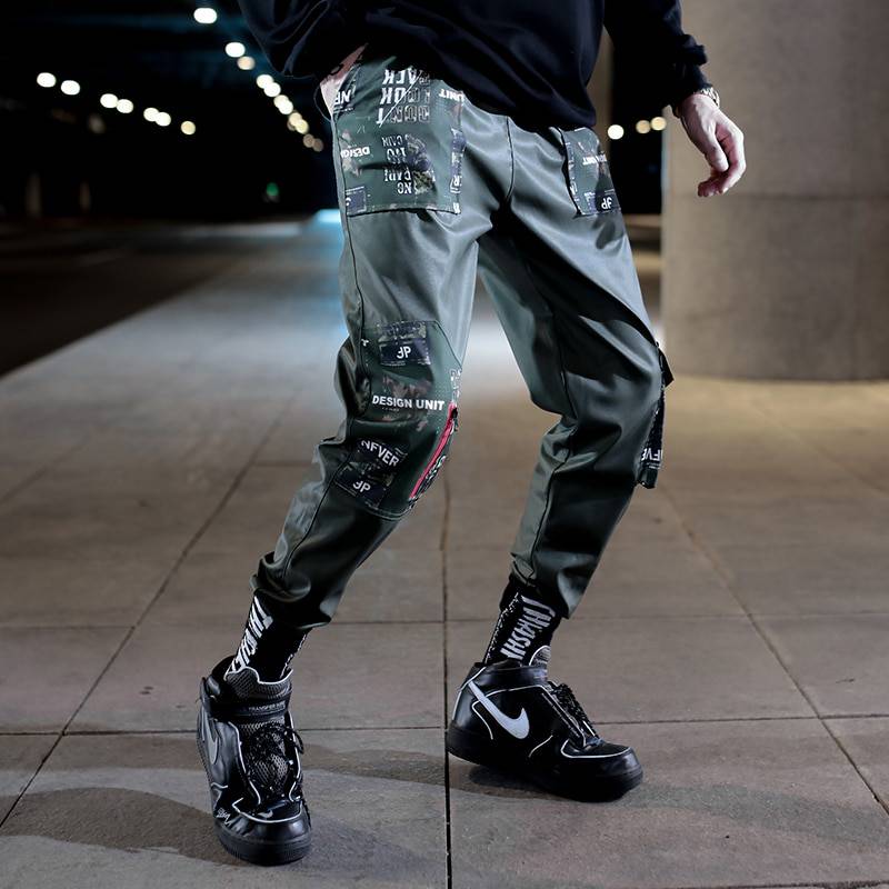 2021 New Streetwear Harem Pants Letter Print OG07