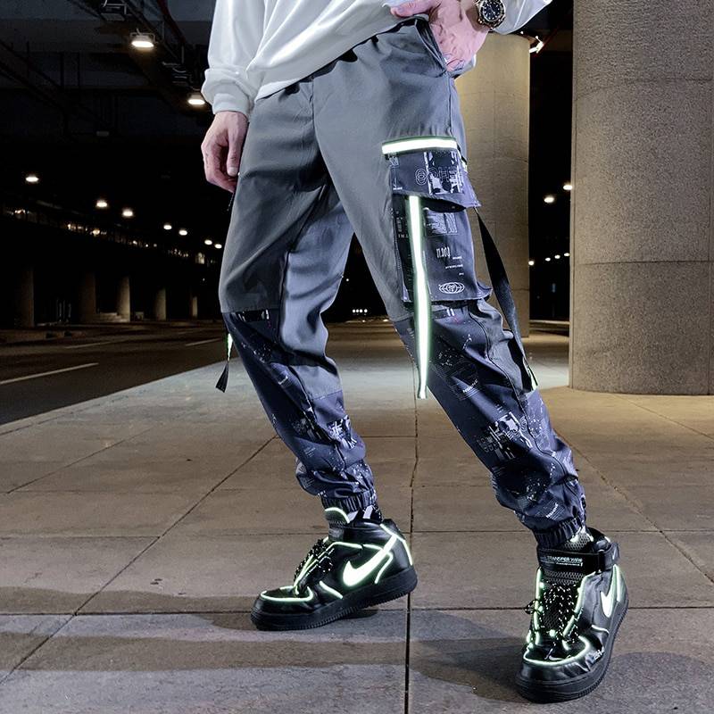 2021 New Streetwear Harem Pants Letter Print OG07