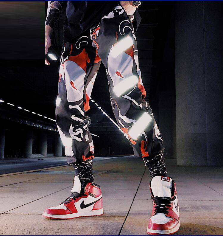 2021 New Streetwear Harem Pants Letter Print OG07