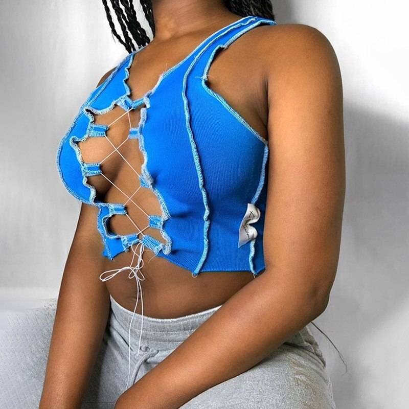 2021 Outfit Garage Sexy Ribbed knitting Crop Tops OG0740 2021 Outfit Garage Sexy Ribbed knitting Crop Tops OG0740