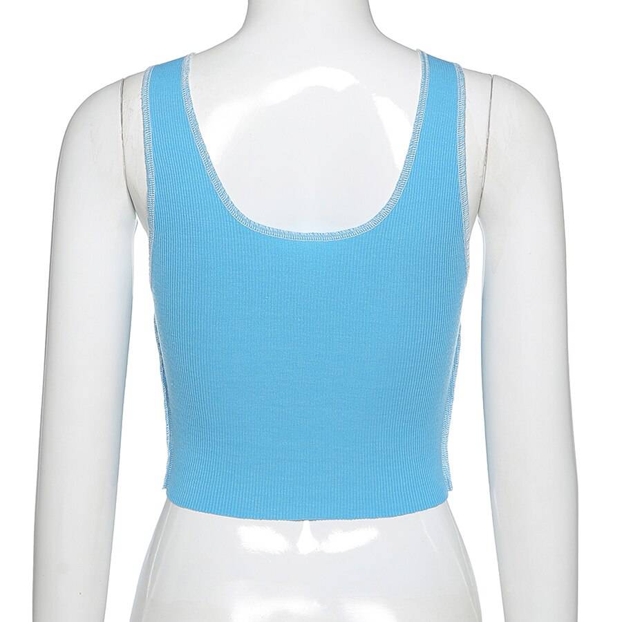 2021 Outfit Garage Sexy Ribbed knitting Crop Tops OG0740 2021 Outfit Garage Sexy Ribbed knitting Crop Tops OG0740