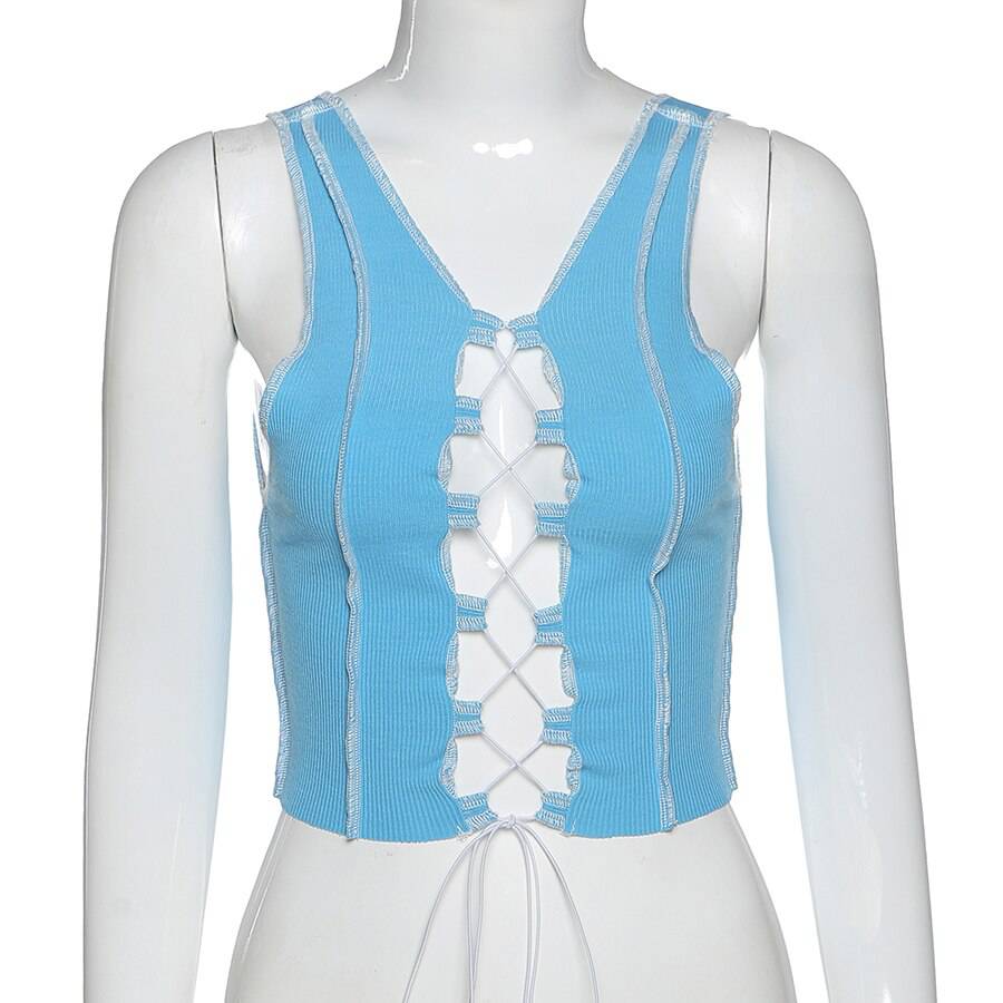 2021 Outfit Garage Sexy Ribbed knitting Crop Tops OG0740 2021 Outfit Garage Sexy Ribbed knitting Crop Tops OG0740