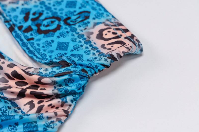 ALLNeon Y2K Fashion Camouflage Hollow Out Bandage Cropped Tops Punk Style Halter Backless Tank Tops Vintage Rave E-girl Outfits