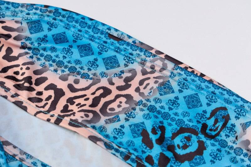 ALLNeon Y2K Fashion Camouflage Hollow Out Bandage Cropped Tops Punk Style Halter Backless Tank Tops Vintage Rave E-girl Outfits