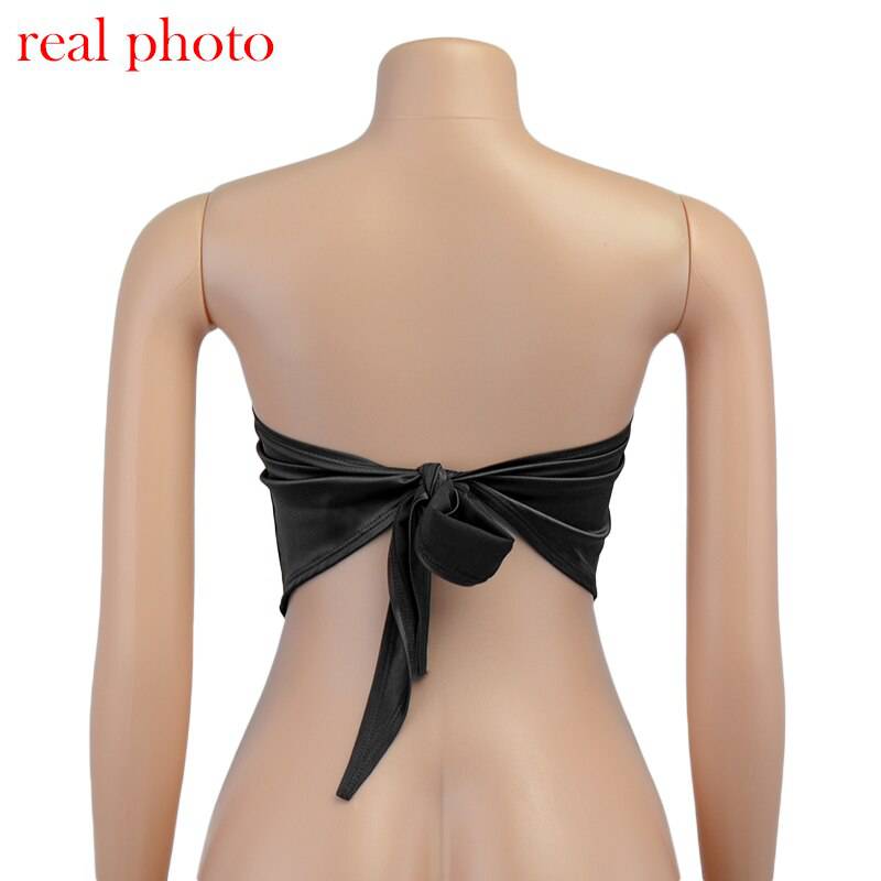 FREE SHIPPING Sexy Solid Wrap Mini Tube Top Club Outfit OG0743