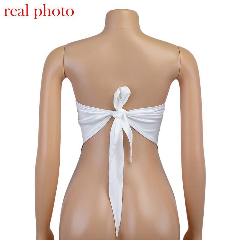 FREE SHIPPING Sexy Solid Wrap Mini Tube Top Club Outfit OG0743