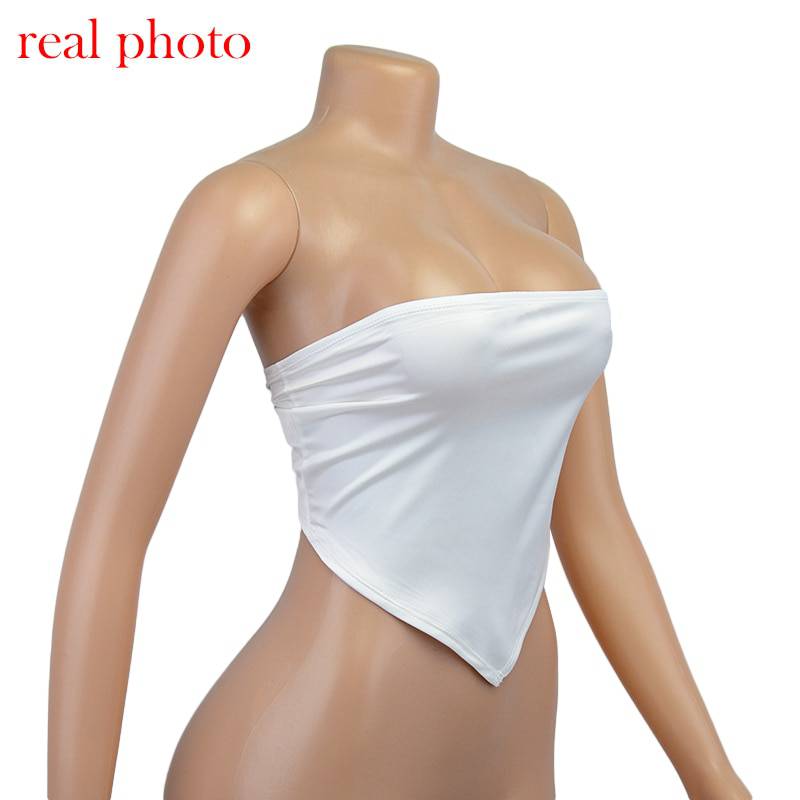 FREE SHIPPING Sexy Solid Wrap Mini Tube Top Club Outfit OG0743