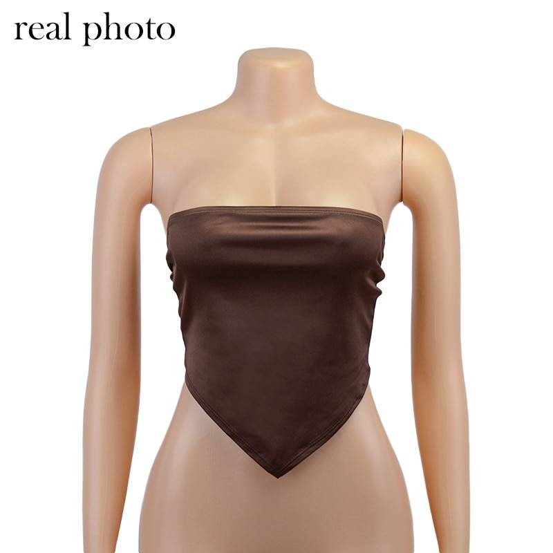 FREE SHIPPING Sexy Solid Wrap Mini Tube Top Club Outfit OG0743