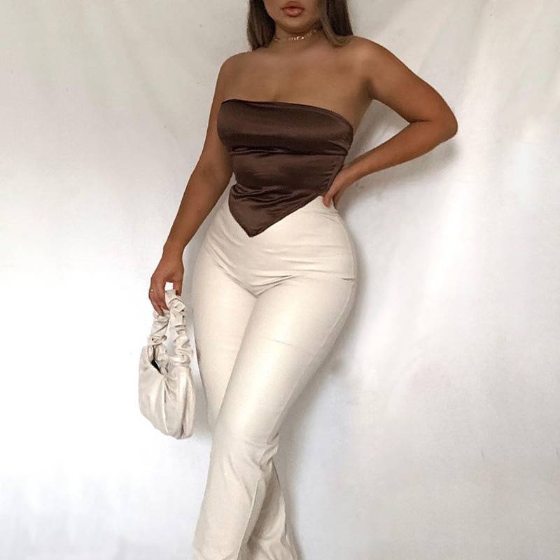 FREE SHIPPING Sexy Solid Wrap Mini Tube Top Club Outfit OG0743