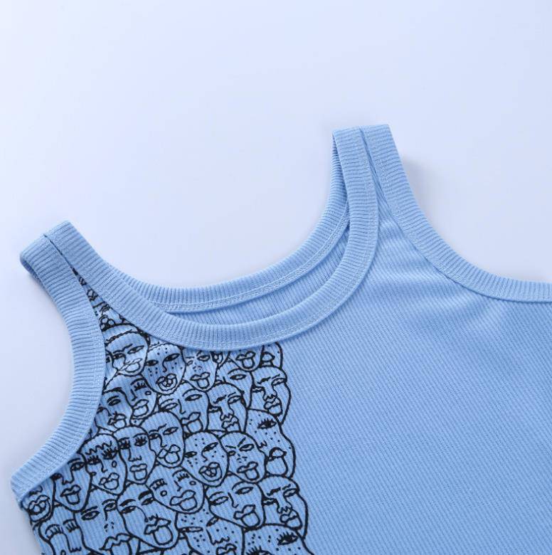 2021 New Ribbed Tank Tops Knitted OG0744