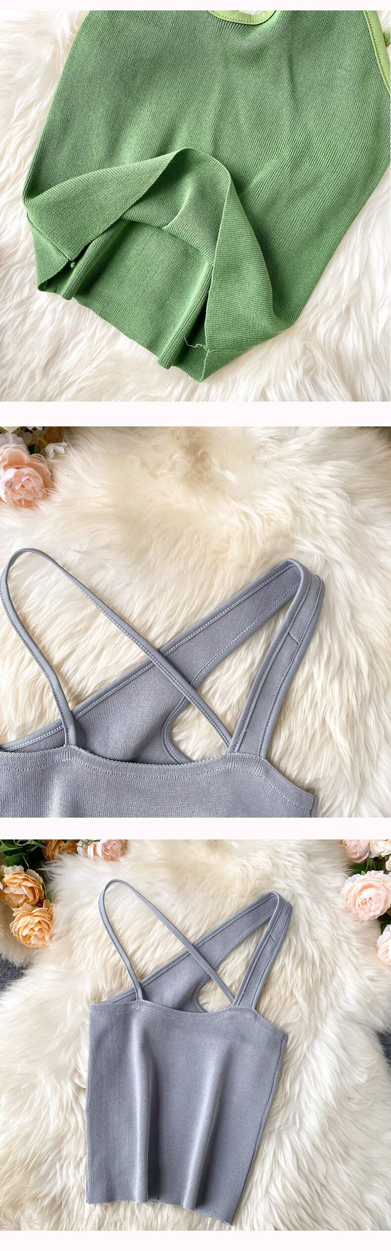 Sexy Cross Camis Slim Female Camisole Summer Hollow Out Streetwear Sleeveless Crop Top Solid Color Cotton Basic Women Camisole Sexy Cross Camis Slim Female Camisole Summer Hollow Out Streetwear Sleeveless Crop Top Solid Color Cotton Basic Women Camisole