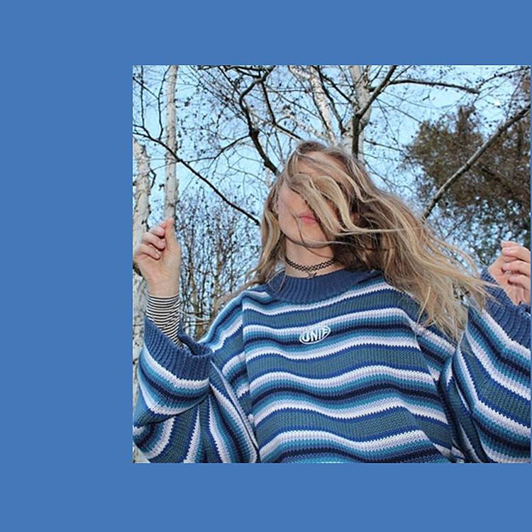 Best Seller Harajuku Striped Sweaters Shirt OG0749 Best Seller Harajuku Striped Sweaters Shirt OG0749