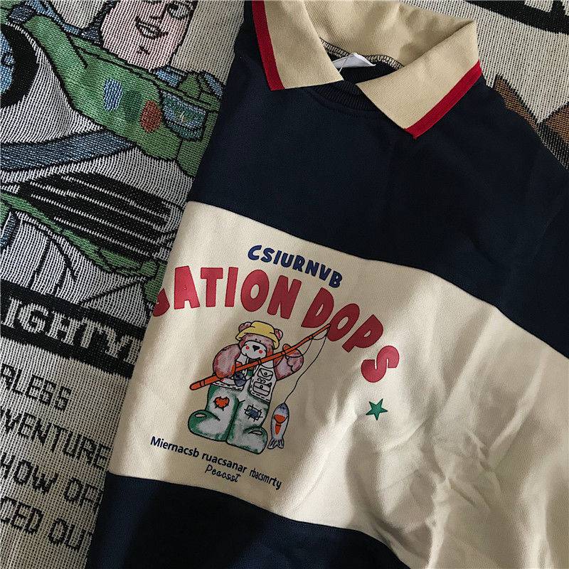 AUTHENTIC Oversize Hoodie Embroidery Letter Print OG0750