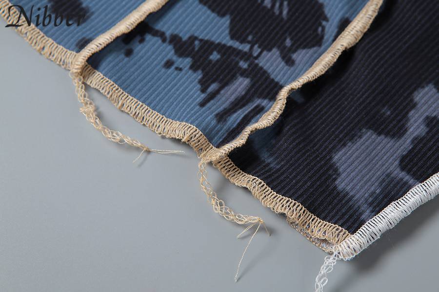 Nibber bodycon Tie-dye casual tank top female Gothic street Patchwork camisole summer club sleeveless knitting crop tops femme Nibber bodycon Tie-dye casual tank top female Gothic street Patchwork camisole summer club sleeveless knitting crop tops femme