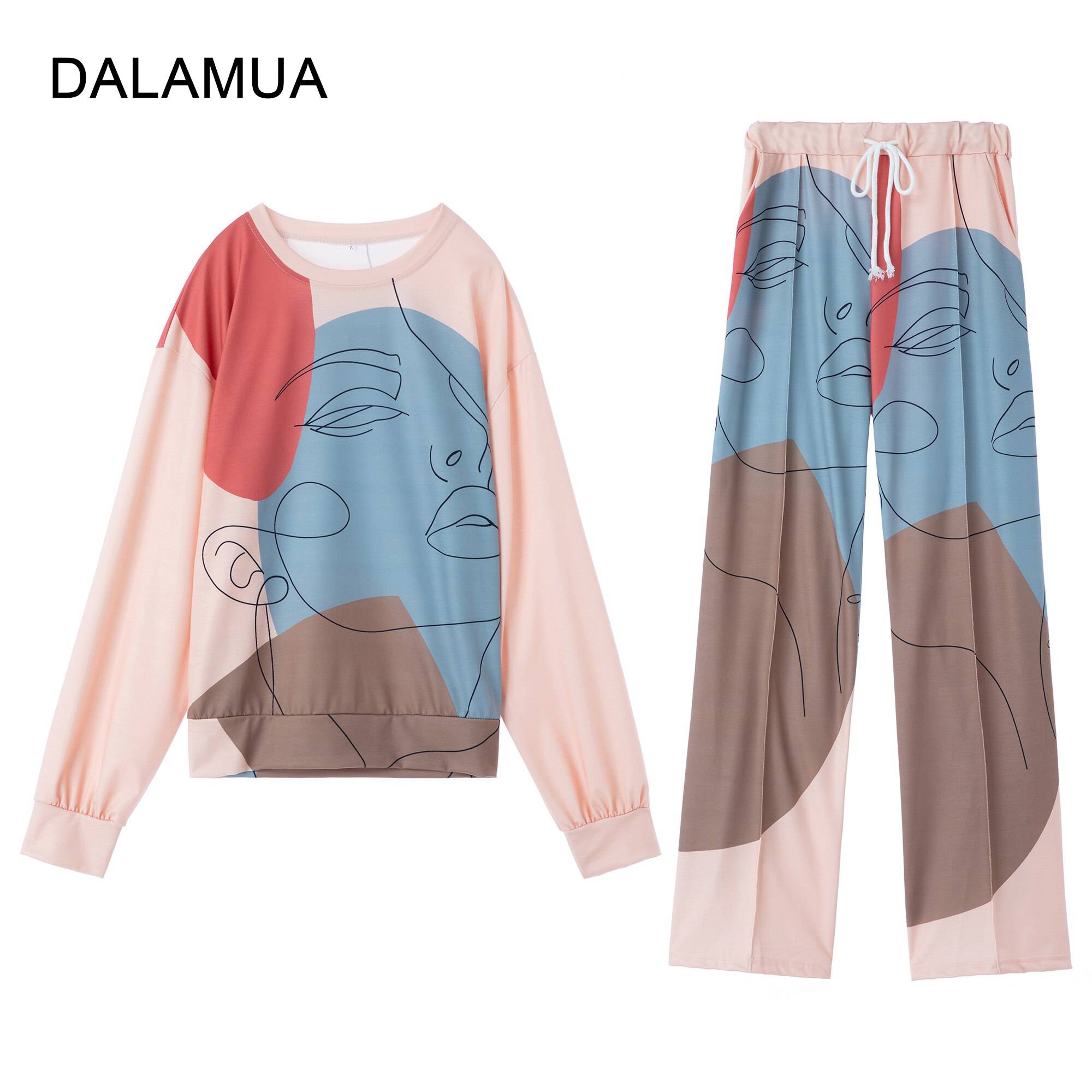 Tracksuits Women Suit Two Piece Print Casual Sweatshirts Sweatpants Hoodies Pullover 2020 Autumn Winter Vintage Female Tracksuit Tracksuits Women Suit Two Piece Print Casual Sweatshirts Sweatpants Hoodies Pullover 2020 Autumn Winter Vintage Female Tracksuit