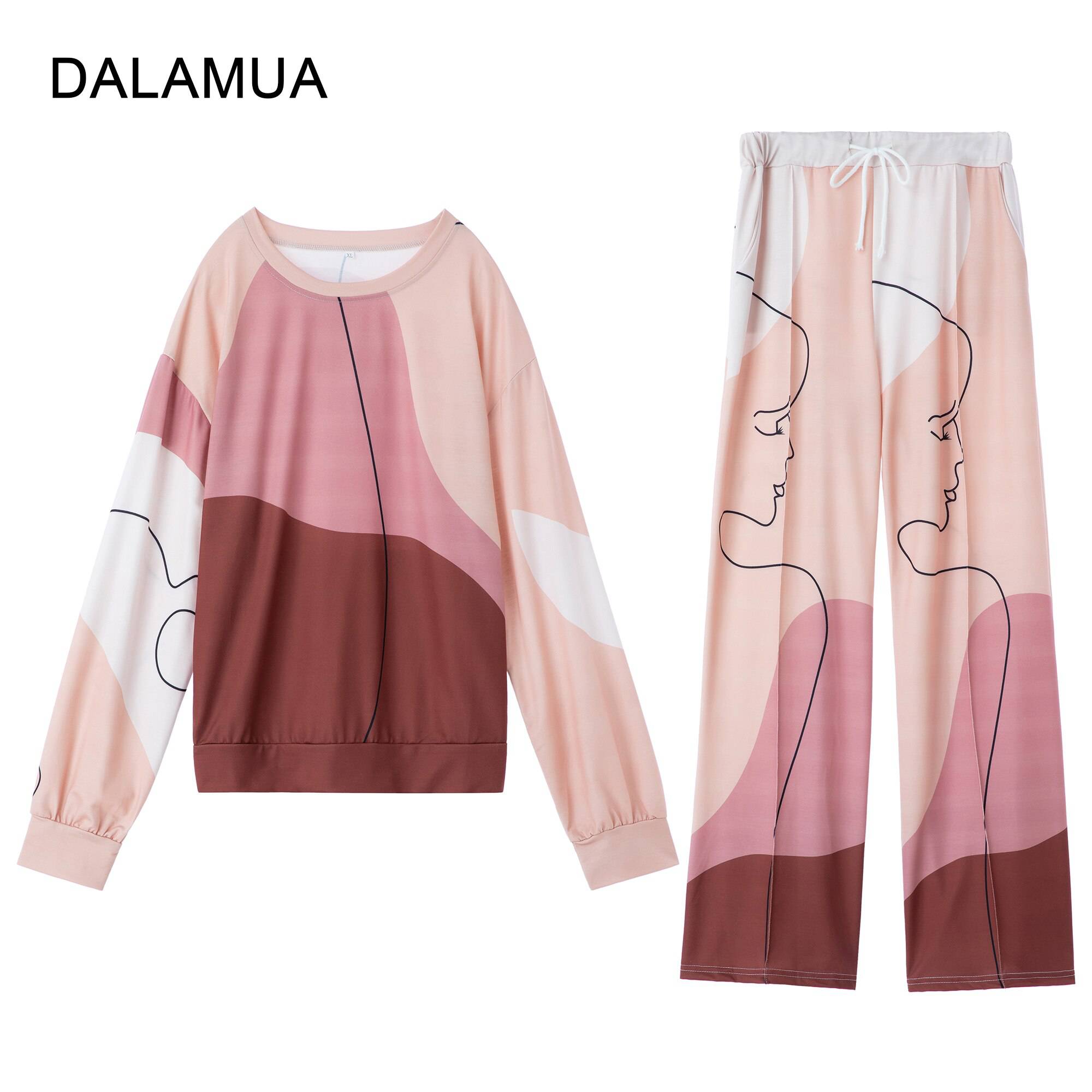 Tracksuits Women Suit Two Piece Print Casual Sweatshirts Sweatpants Hoodies Pullover 2020 Autumn Winter Vintage Female Tracksuit Tracksuits Women Suit Two Piece Print Casual Sweatshirts Sweatpants Hoodies Pullover 2020 Autumn Winter Vintage Female Tracksuit