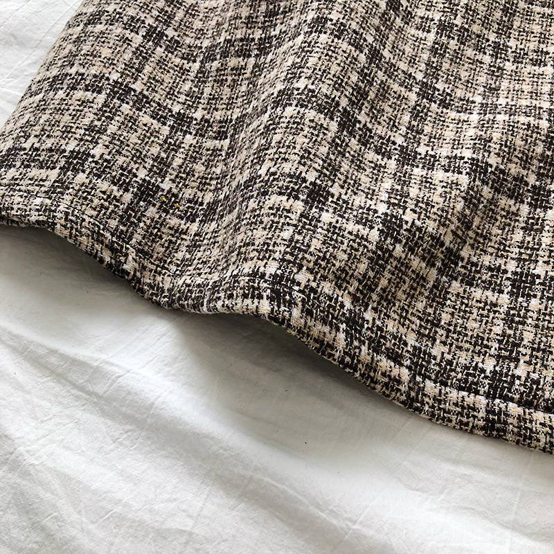 Vintage Casual Plaid High Waist Skirt OG0761 Vintage Casual Plaid High Waist Skirt OG0761