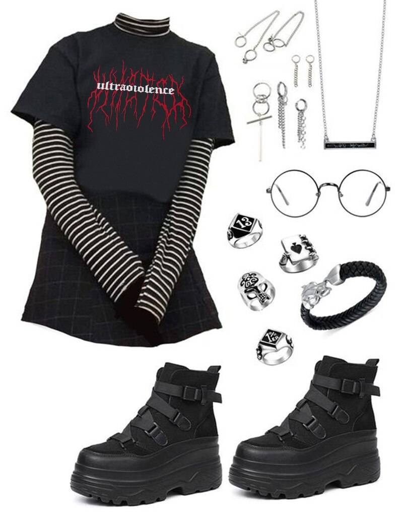 Ultraotolence Gothic T-shirts OUT0769 Ultraotolence Gothic T-shirts OUT0769