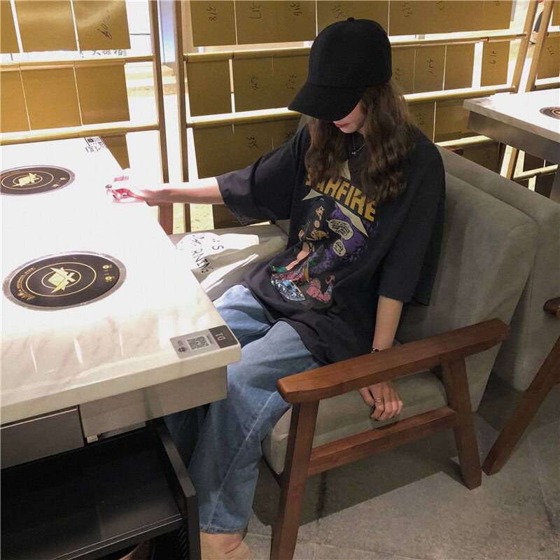 Starfire Comics Cartoon Printed T-Shirt OUT0773 Starfire Comics Cartoon Printed T-Shirt OUT0773