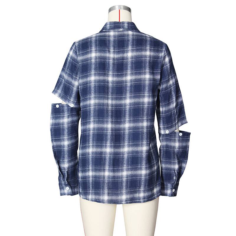 Winter Women Shirt Vintage Oversize Plaid Shirt Pockets Long Sleeve Turn-Down Collar Thick Blouse Autumn Casual Warm Outwear