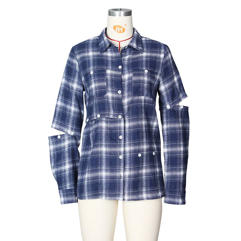 Winter Women Shirt Vintage Oversize Plaid Shirt Pockets Long Sleeve Turn-Down Collar Thick Blouse Autumn Casual Warm Outwear
