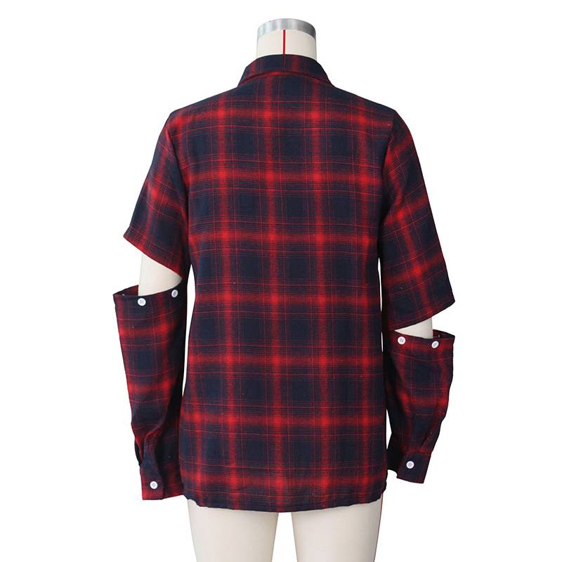 Winter Women Shirt Vintage Oversize Plaid Shirt Pockets Long Sleeve Turn-Down Collar Thick Blouse Autumn Casual Warm Outwear