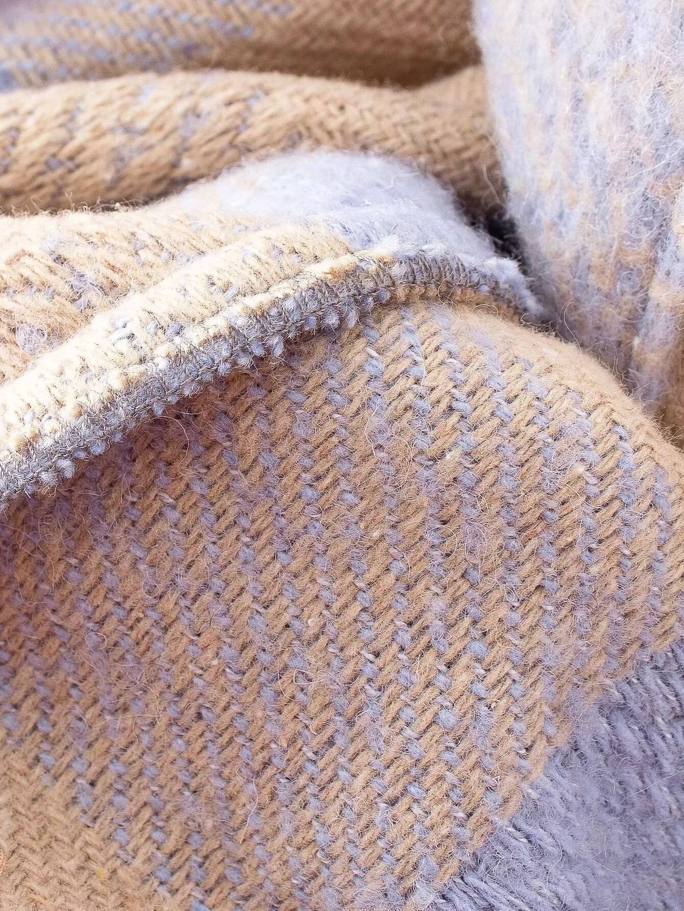 Casual Winter Oversize Plaid Wool Coat OUT0780