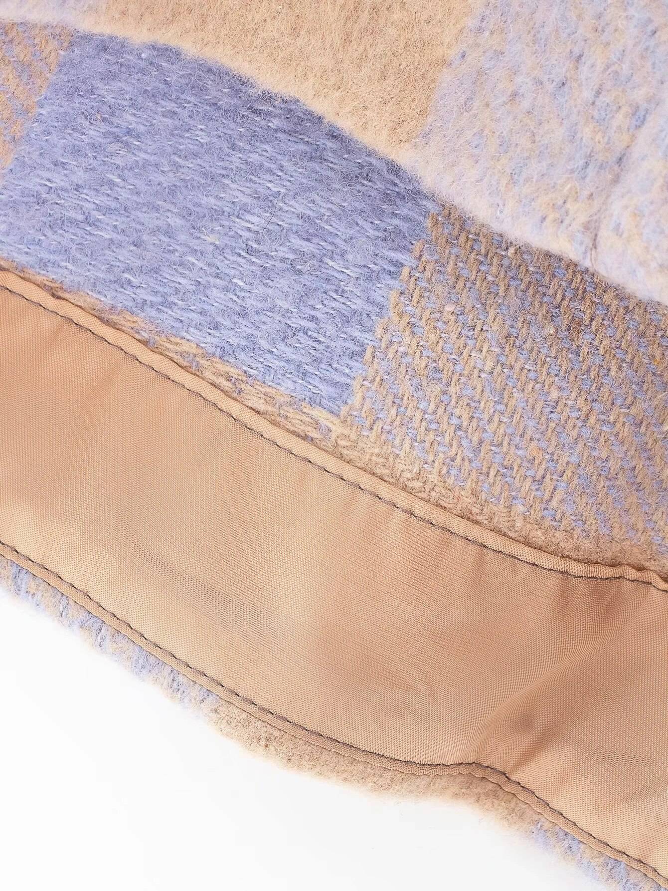 Casual Winter Oversize Plaid Wool Coat OUT0780