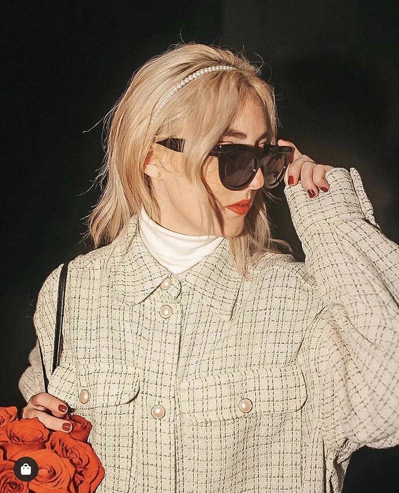 Women Retro Vintage Oversize Plaid Shirts OUT0789