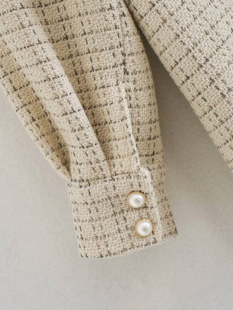 Women Retro Vintage Oversize Plaid Shirts OUT0789