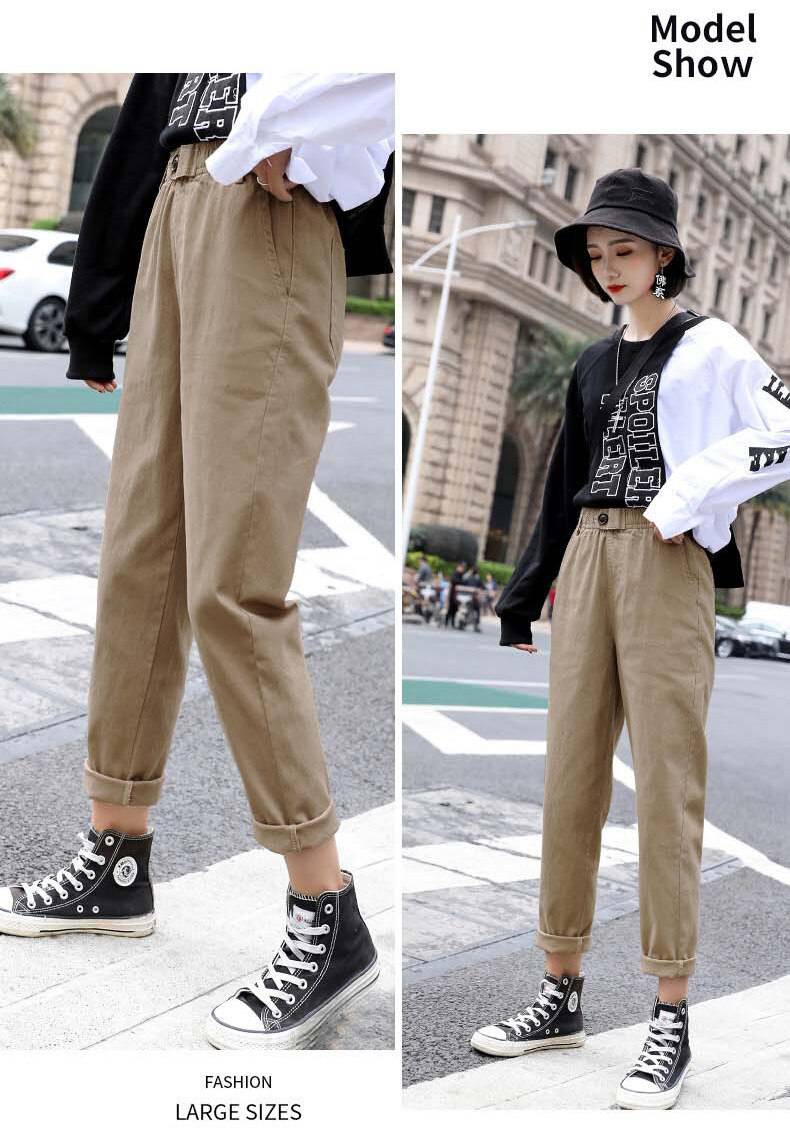 Casual Harem Pants Korean Overalls Free Shipping OUT0790