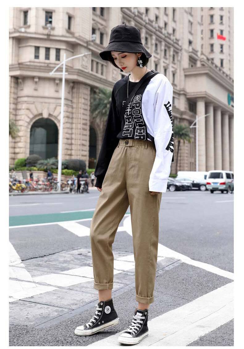 Casual Harem Pants Korean Overalls Free Shipping OUT0790