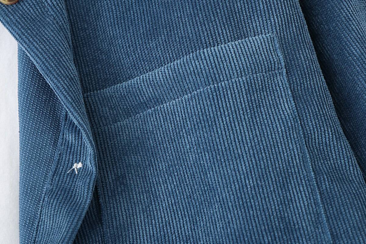 New Style Women Corduroy Tunic Shirts OUT0794