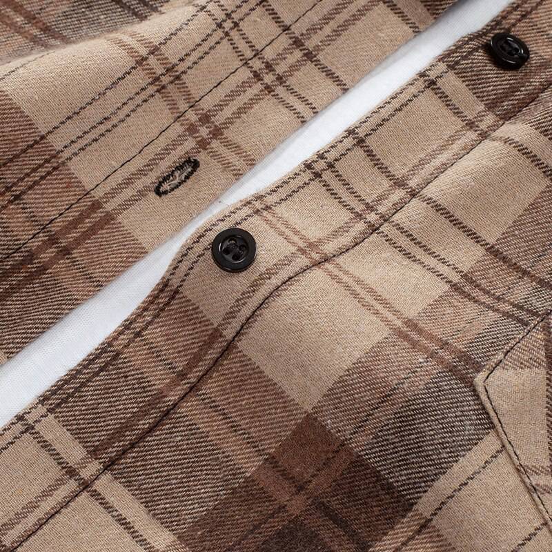 Plaid Shirts Womens Blouses Long Sleeve Lady Checked Tops Loose Female Outwear Casual Clothes Spring Autumn News