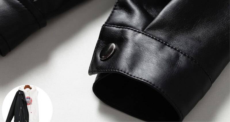 Korean Black Motor Cycle Leather Jacket OUT0798 Korean Black Motor Cycle Leather Jacket OUT0798