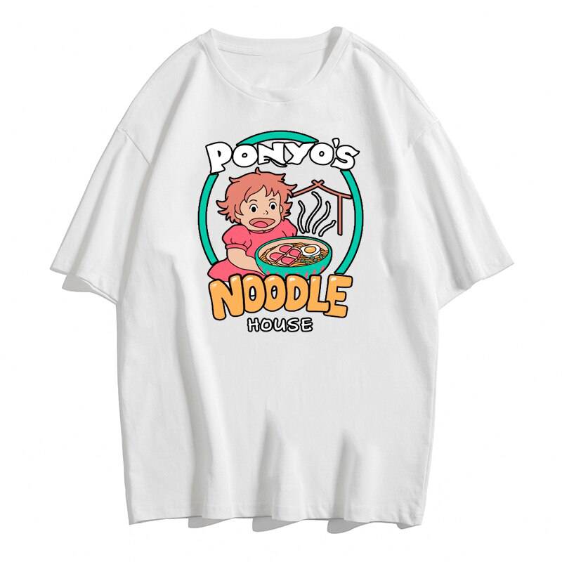 korean Food T-Shirt Harajuku Noodles Cat Print OUT0797 korean Food T-Shirt Harajuku Noodles Cat Print OUT0797