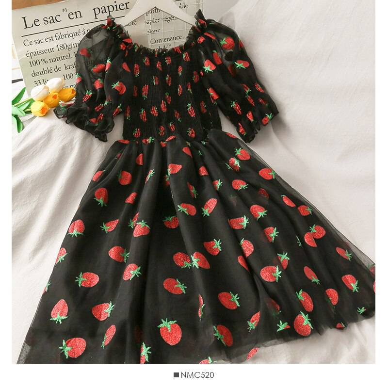 2021 Summer Vintage Maxi Dress Mesh OUT0804 2021 Summer Vintage Maxi Dress Mesh OUT0804