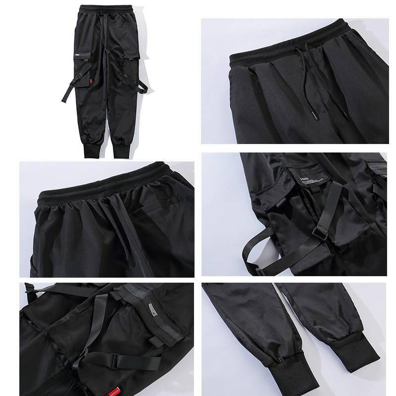 Street Fashion Harem Pants Hip Hop Style Full Pocket OUT0811