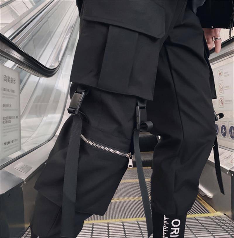 Street Fashion Harem Pants Hip Hop Style Full Pocket OUT0811