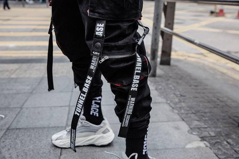 Street Fashion Harem Pants Hip Hop Style Full Pocket OUT0811