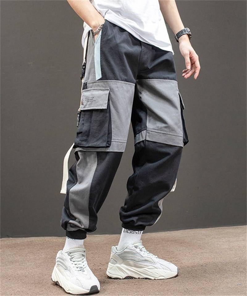 Street Fashion Harem Pants Hip Hop Style Full Pocket OUT0811