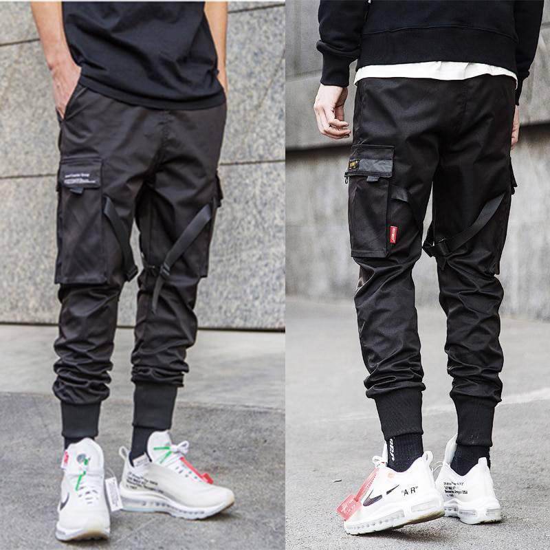 Street Fashion Harem Pants Hip Hop Style Full Pocket OUT0811