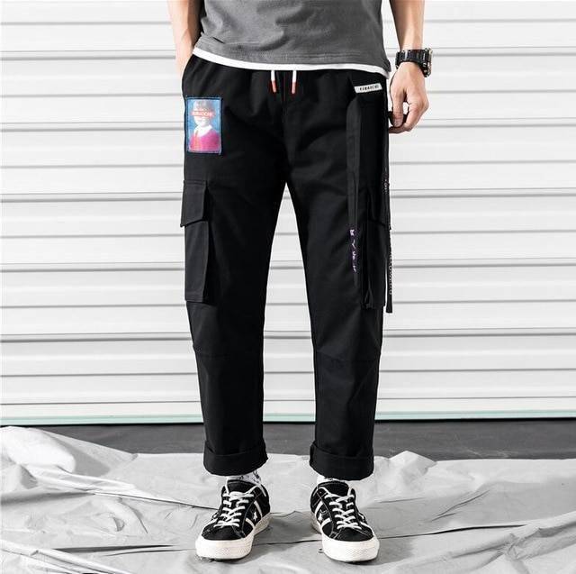 Street Fashion Harem Pants Hip Hop Style Full Pocket OUT0811