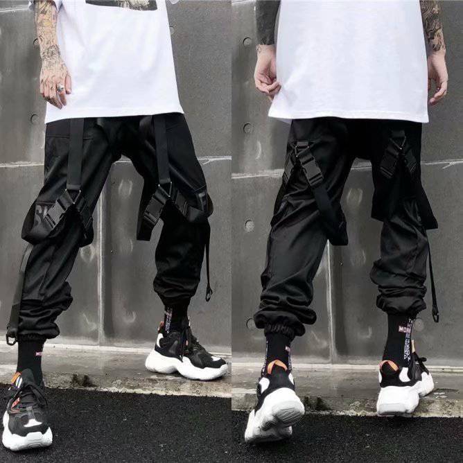 Street Fashion Harem Pants Hip Hop Style Full Pocket OUT0811