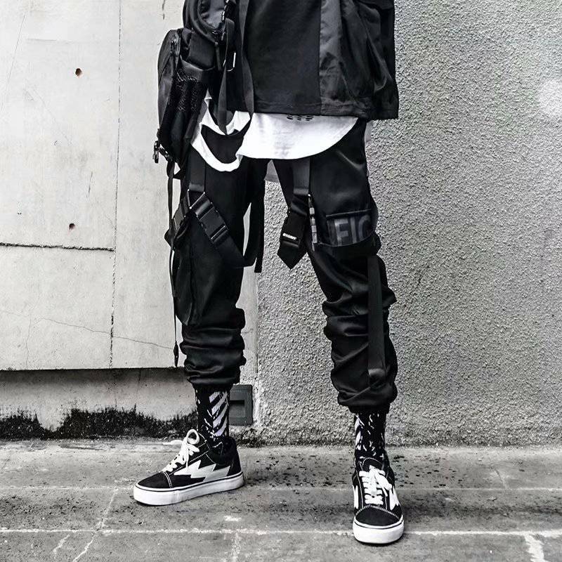 Street Fashion Harem Pants Hip Hop Style Full Pocket OUT0811