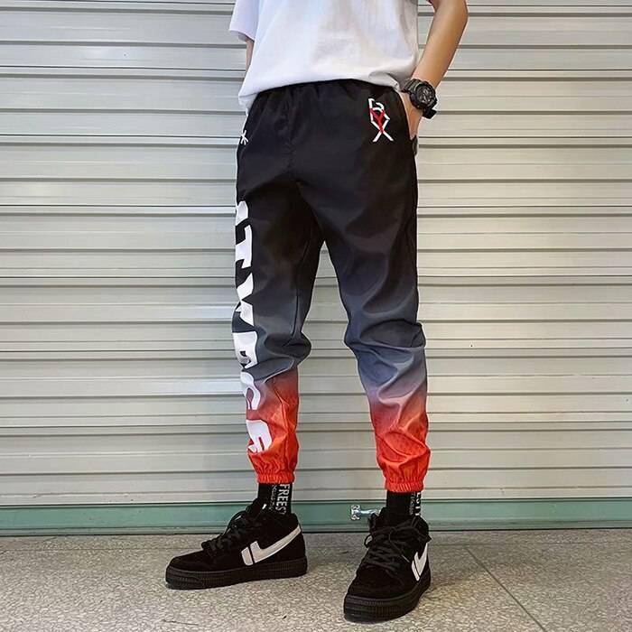 Trends Streetwear Harem Pants Letter Print OUT0813